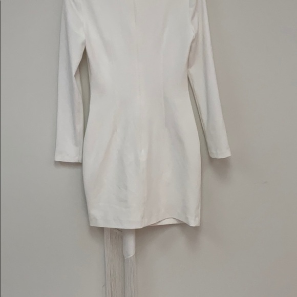 ONE33Social Twist Fringe Long Sleeve Cocktail Mini - Picture 10 of 11